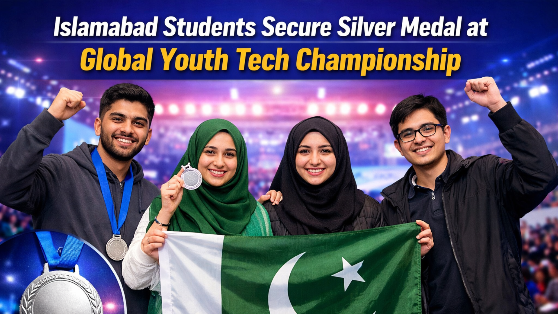 Islamabad Students Secure Silver Medal at Global Youth Tech Championship