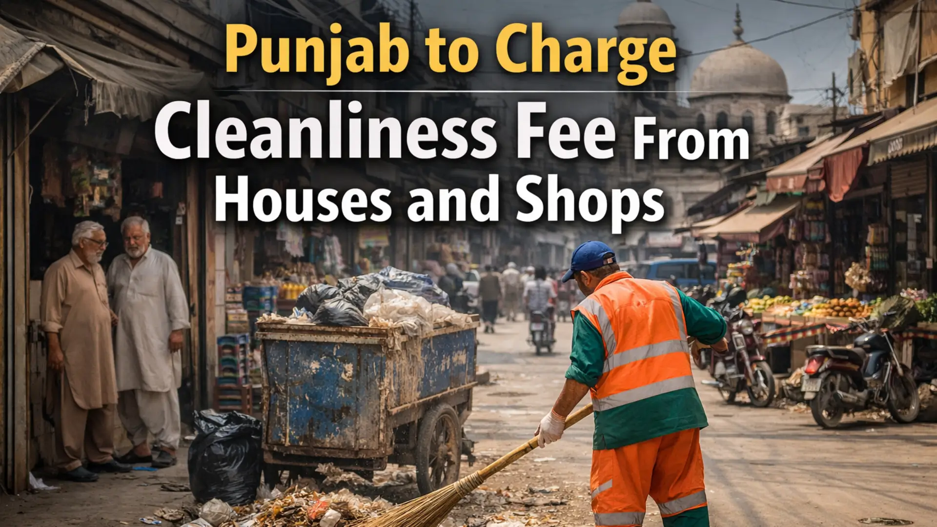 Punjab to Charge Cleanliness Fee From Houses and Shops
