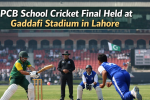 PCB School Cricket Final Held at Gaddafi Stadium in Lahore