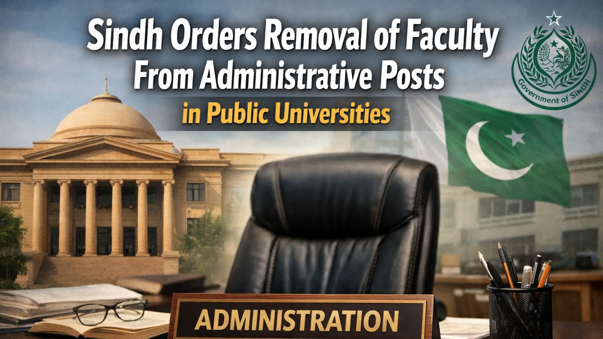 Sindh Orders Removal of Faculty From Administrative Posts in Public Universities